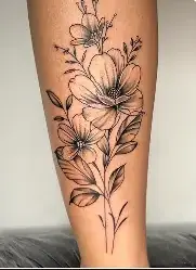 Tatuagem em traço fino